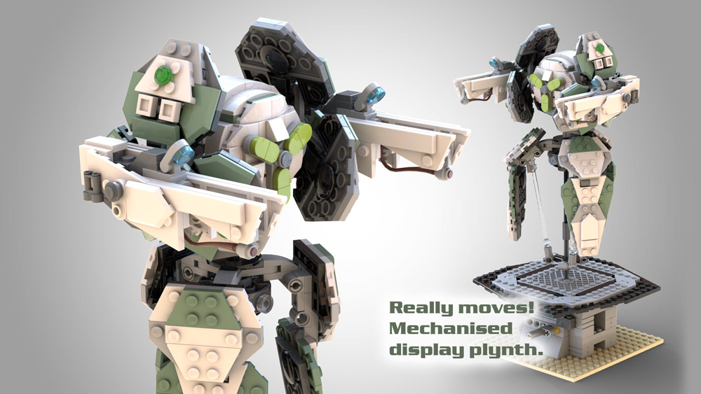 Mech Arena Surge Mech moving automaton | Modular Weapons