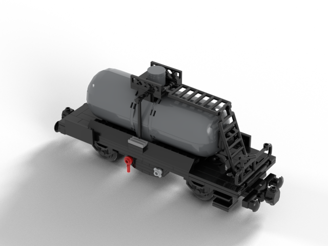 8wide chemical container wagon "Uchs" of the DR