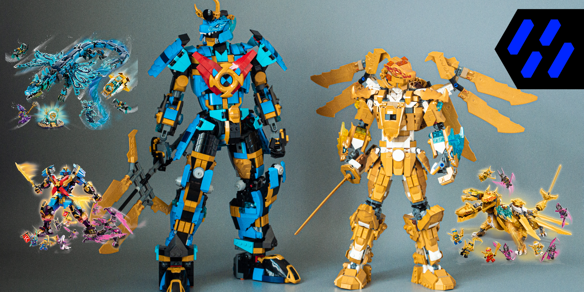 71774 | 71754 + 71775 Dragon Ninjago Mech Bundle | Lloyd and Nya