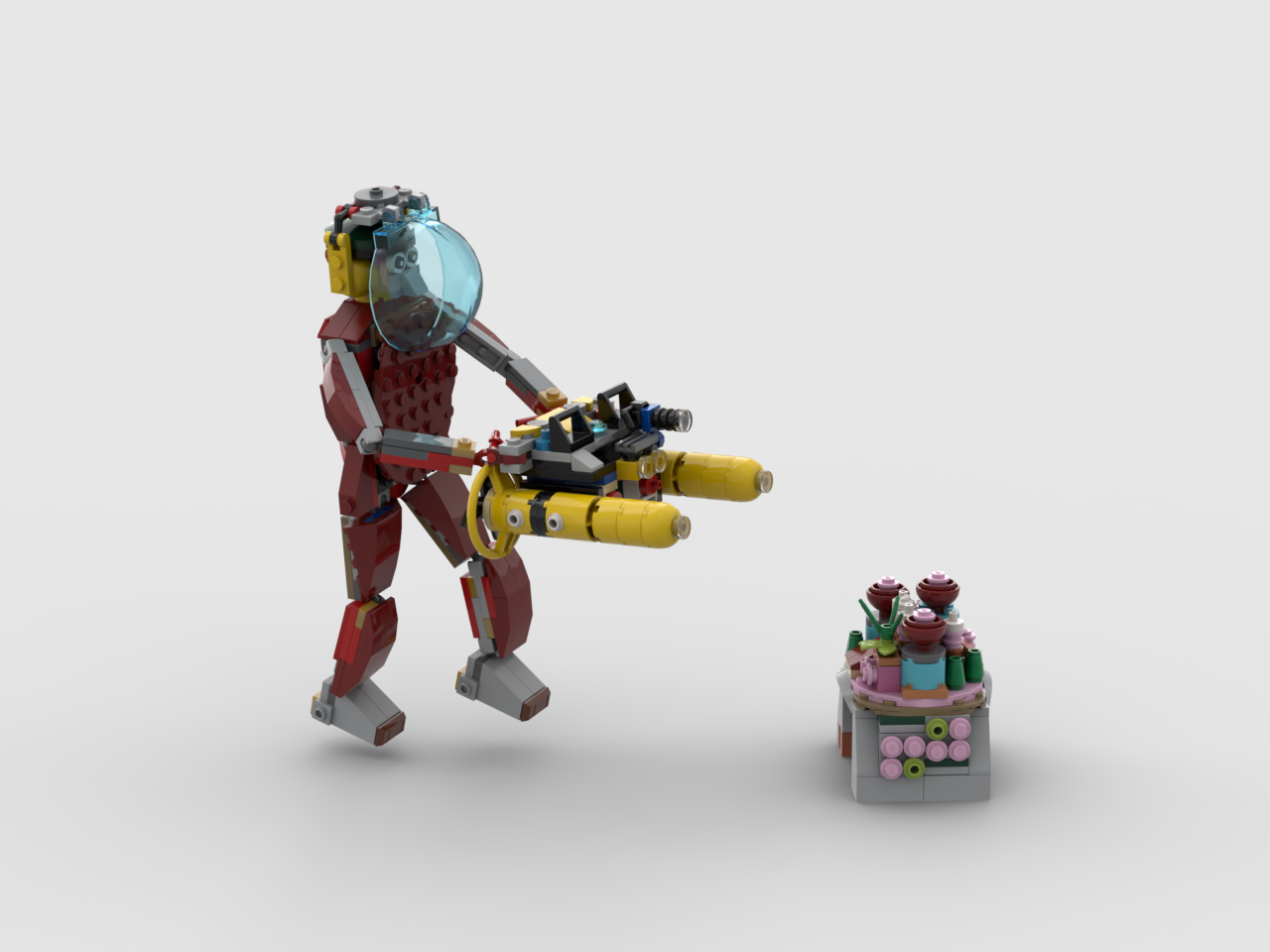 31130 Diver with Underwater Scooter (MOC-138480) - LEGO MOC | MOC Tracker