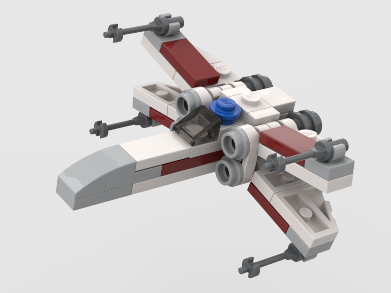 micro scale x wing starfighter