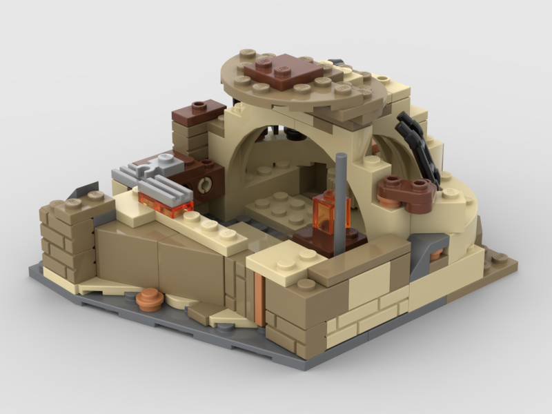 76945 Tatooine Market Stand alternate build