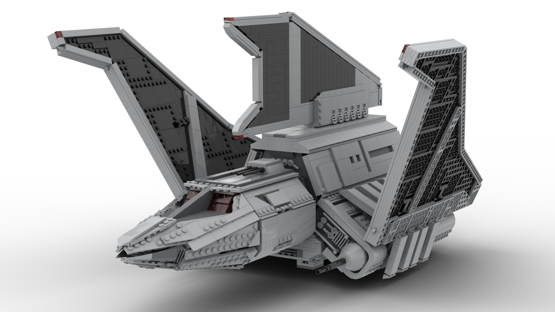 SW  cockpit with interior UCS HAVOC Marauder Shuttle Bad Batch