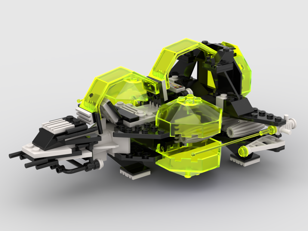 Black Tron Attack Ship