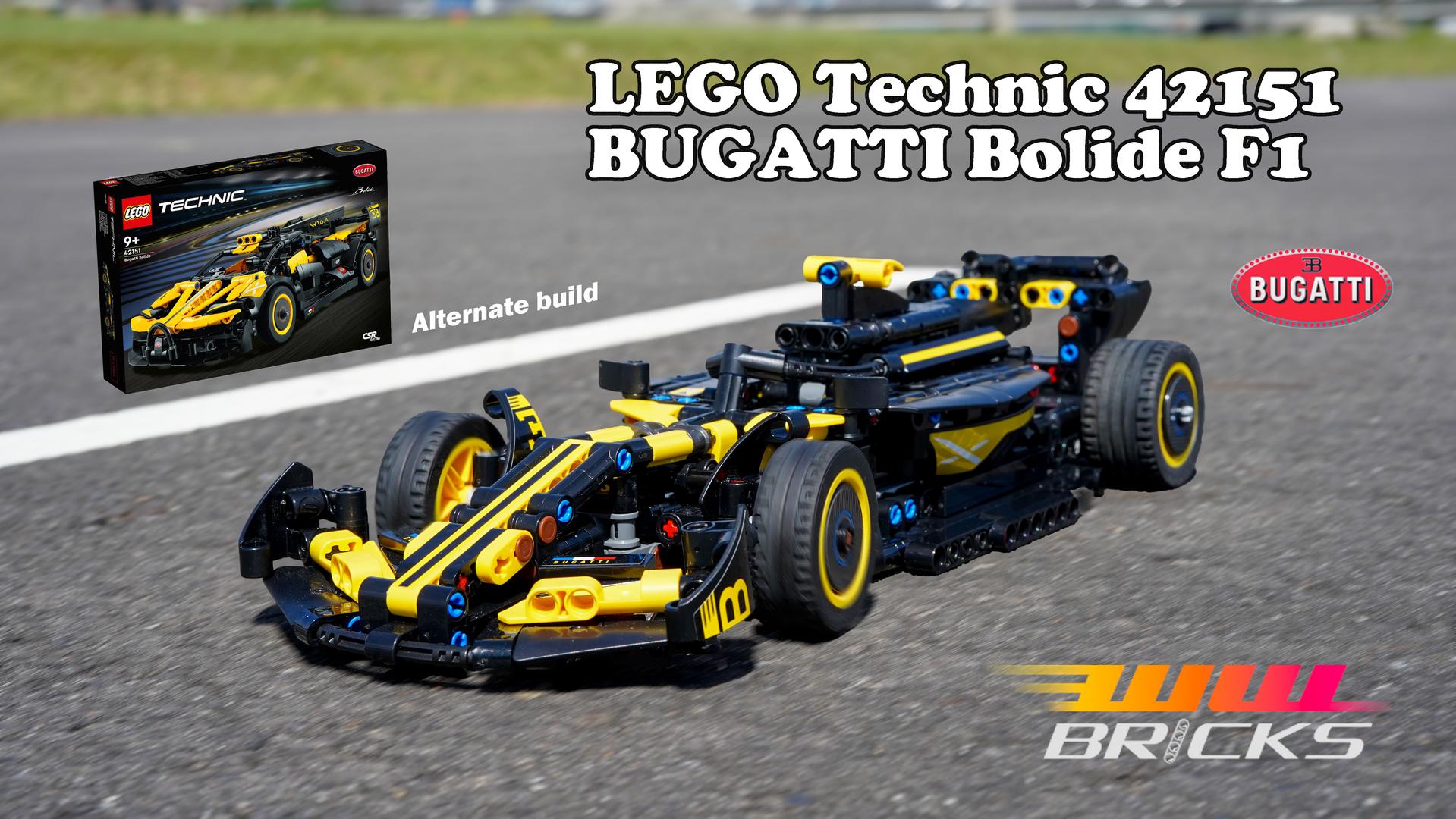 2022 F1 - LEGO Technic 42151 BUGATTI Bolide alternate build