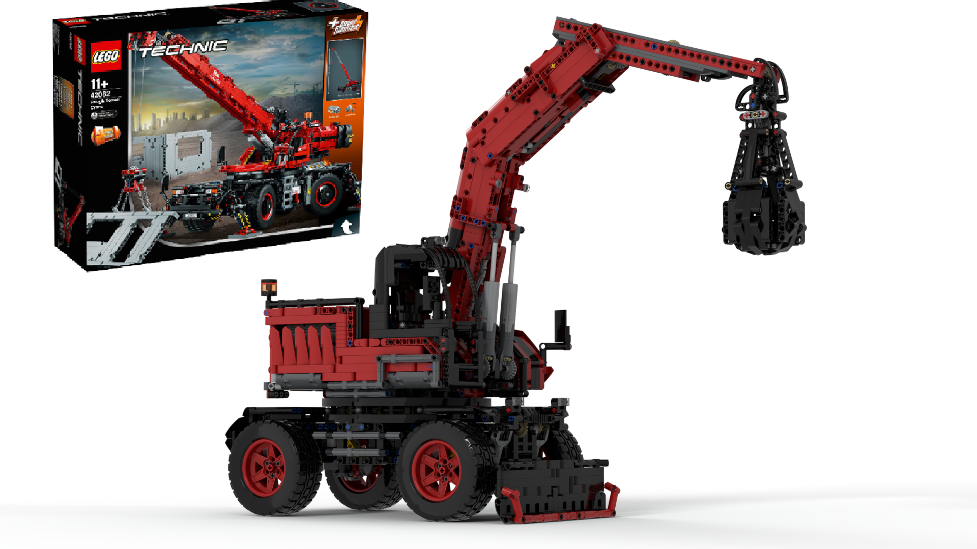 Excavator Model-C of LEGO set 42082 Rough Terrain Crane