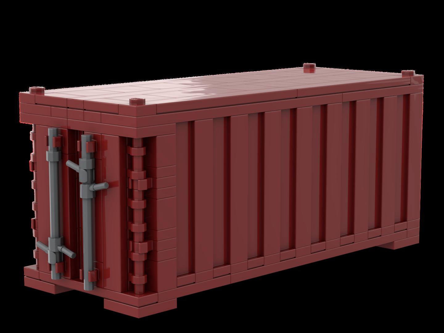 Minifig-Scale Shipping Container