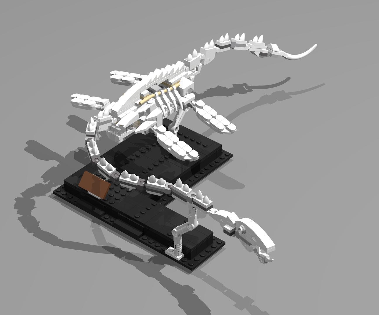 Elasmosaurus Fossil - Lego Fossils MOC