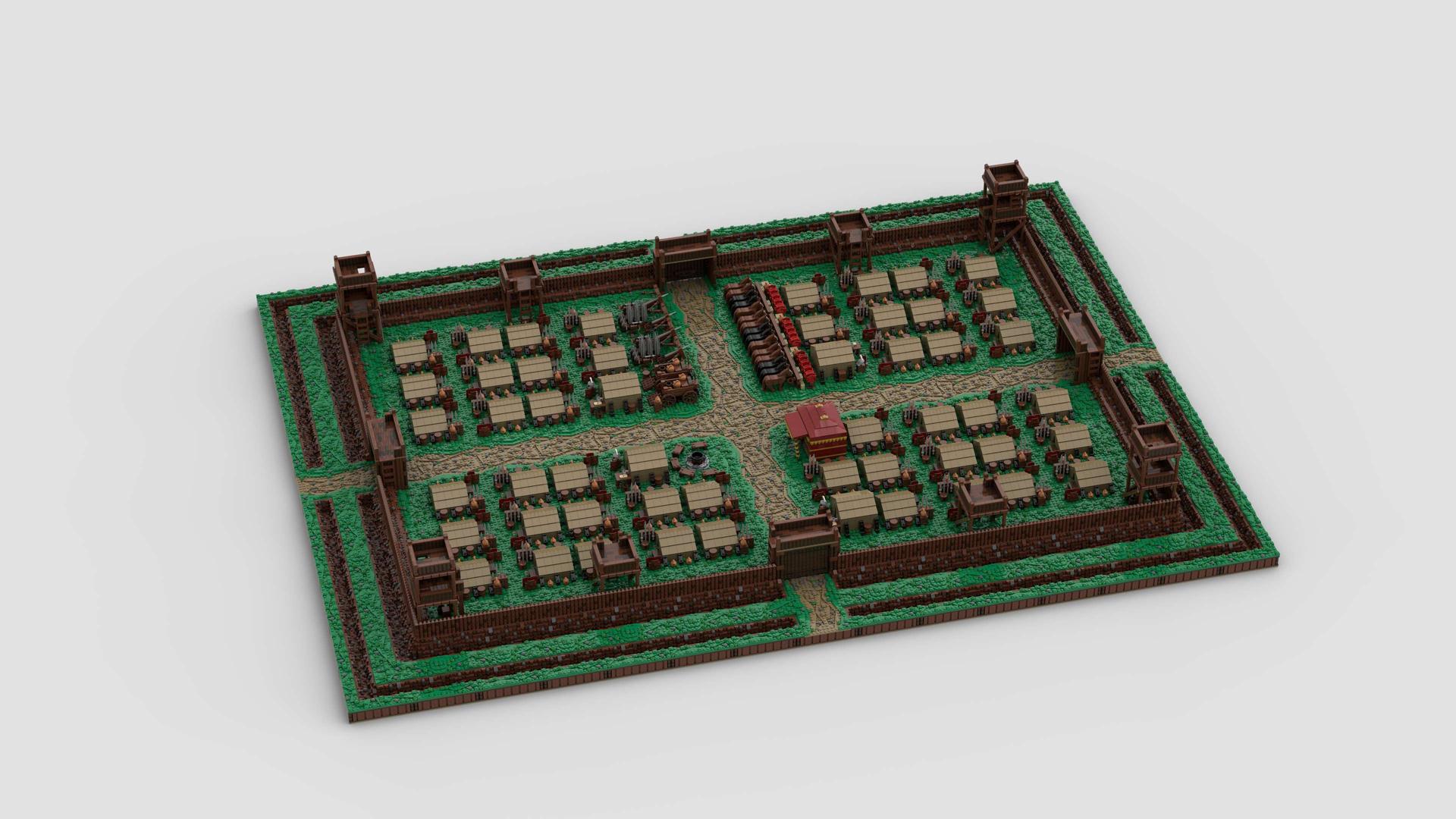 Roman Field Camp (scalable and modular)