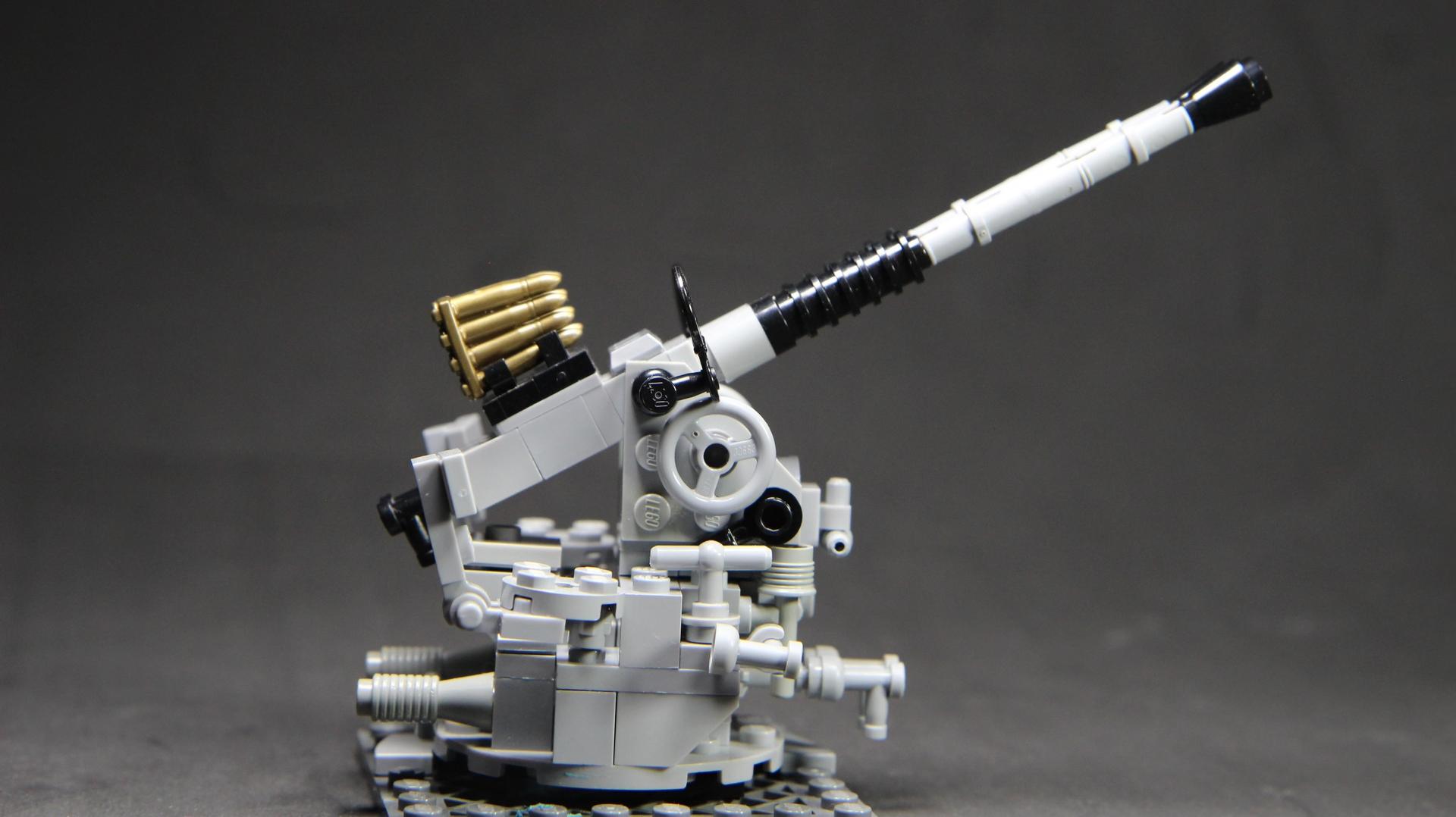 Twin Bofors Anti-Aircraft 40mm Gun