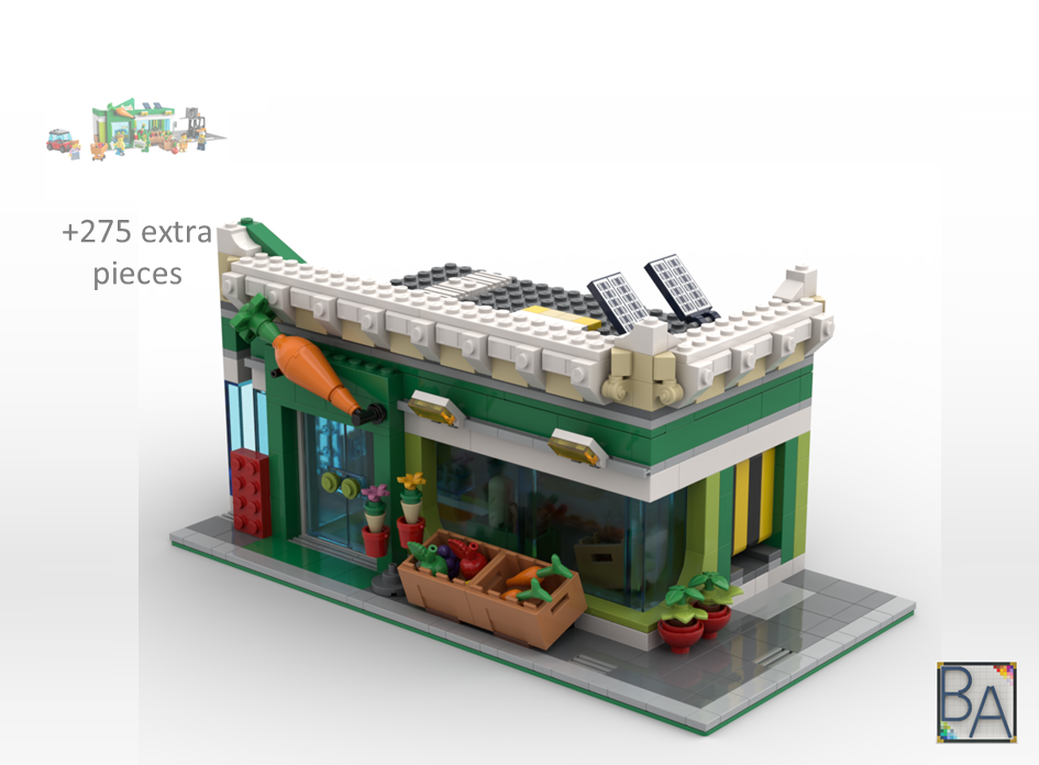 Grocery Ground Floor - Compatible with Heartlake Apartments MOCs