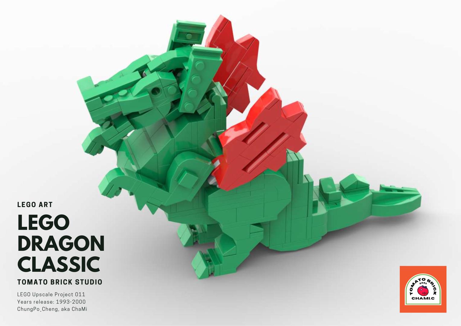 LEGO Classic Dragon Upscaled