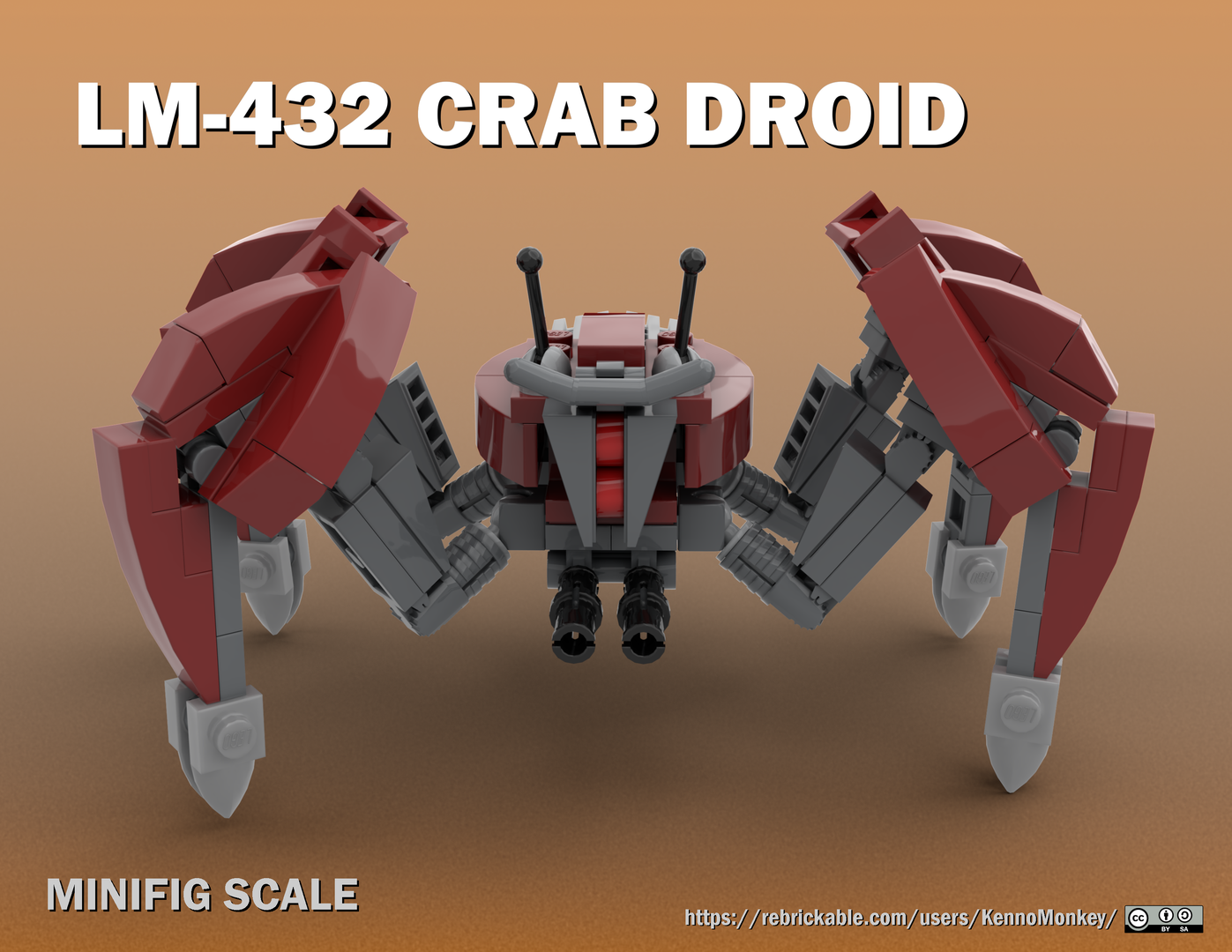 LM-432 Crab Droid 4-legs