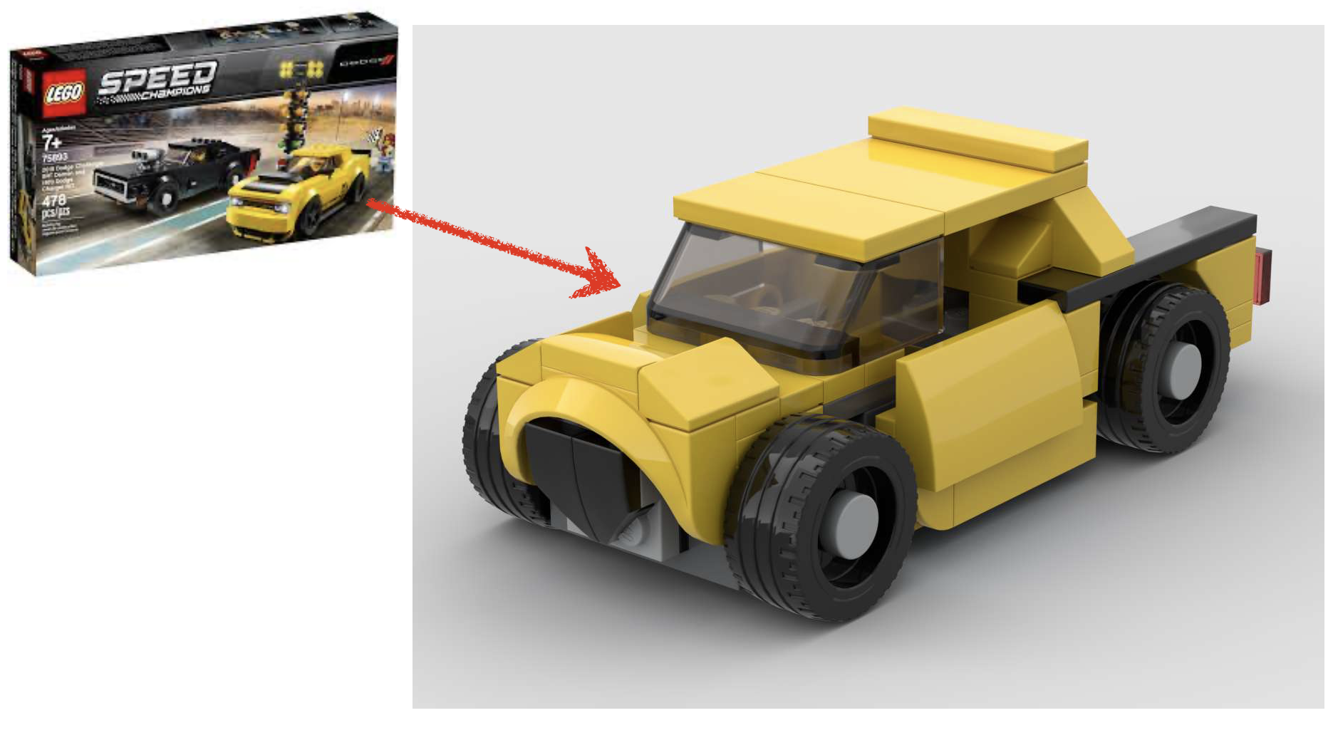 75893 - Alternative C Model -  Hotrod Taxi alternate build