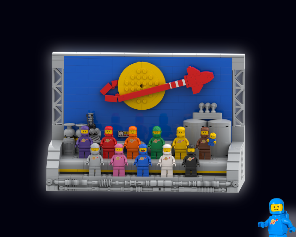 Classic Space - Minifigures Display Stand