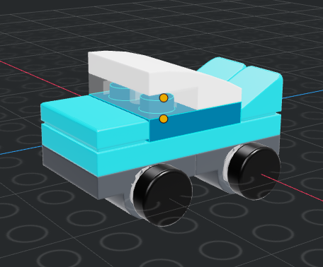 Micro scale classic car