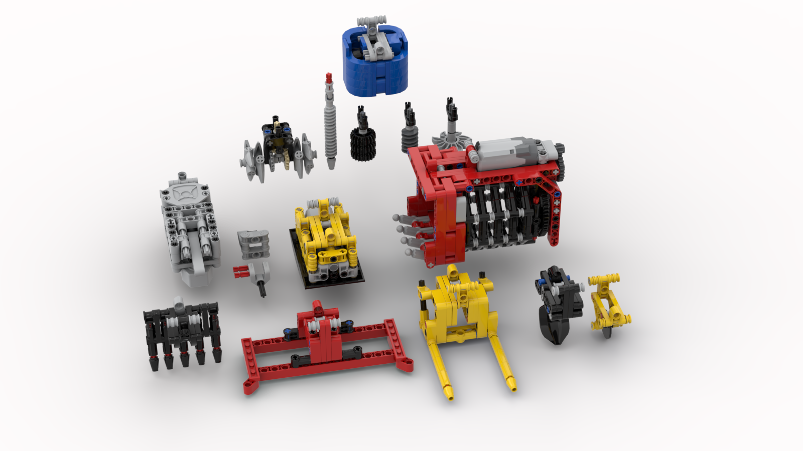 Excavator attachments for pauls quick coupler