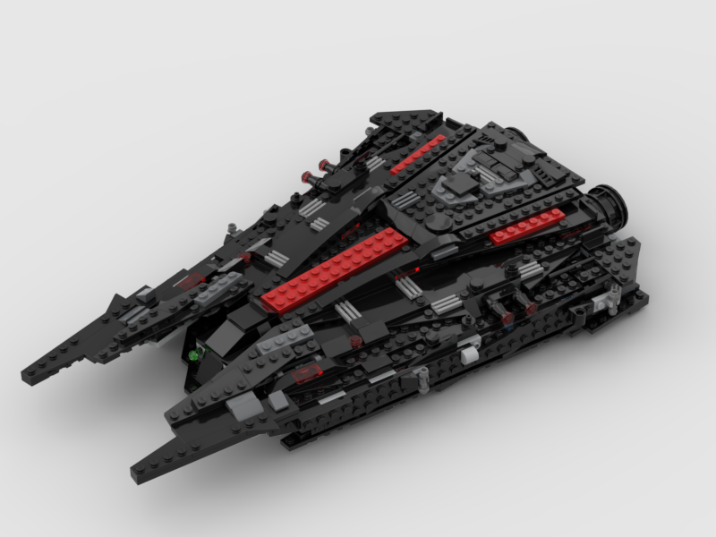 75256 alt build, First Order Light Cruiser