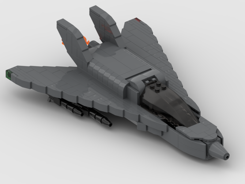 Fighter plane / military plane / minifig scale plane