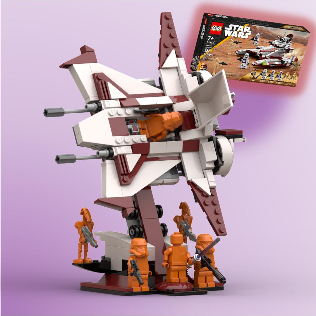 75342 - Clone Snubfighter - 187th Legion Edition alternate build