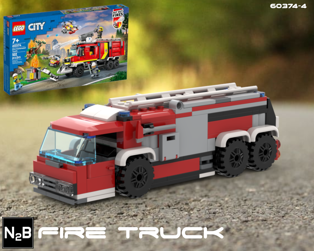 Fire Truck - LEGO 60374 alternate build 4 alternate build
