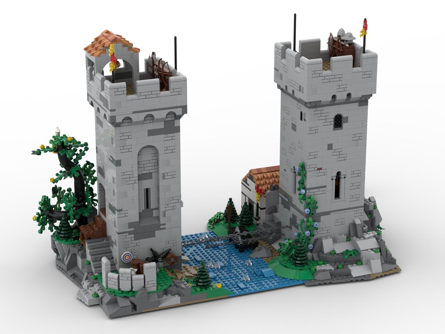 The Chain Towers &nbsp;(alternate model for 10305 Lion Knights Castle)