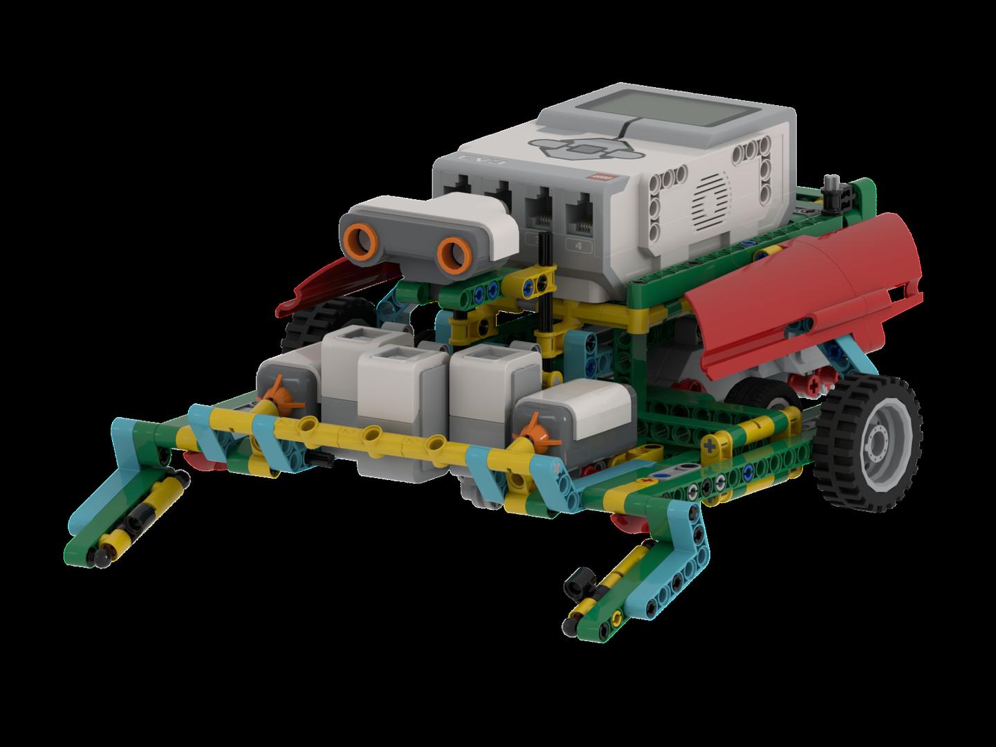 Polyathlon Robot Line Follower Bulldozer