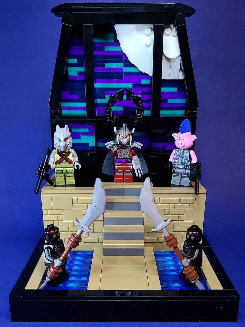 TMNT Shredder's Hideout Diorama