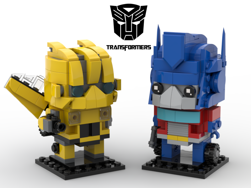 Transformers - Set 1 - Brickheadz ( Optimus Prime&nbsp;+ Bumblebee )
