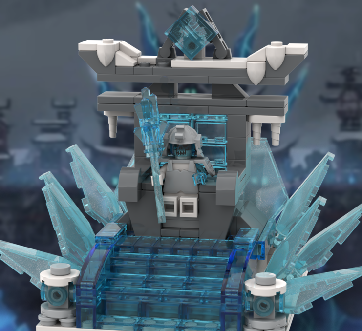 Ninjago Forsaken Emperor ice throne