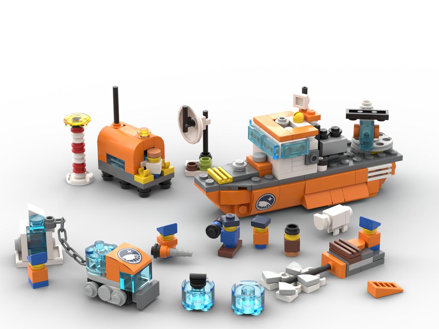 60062 Arctic Icebreaker Microscale