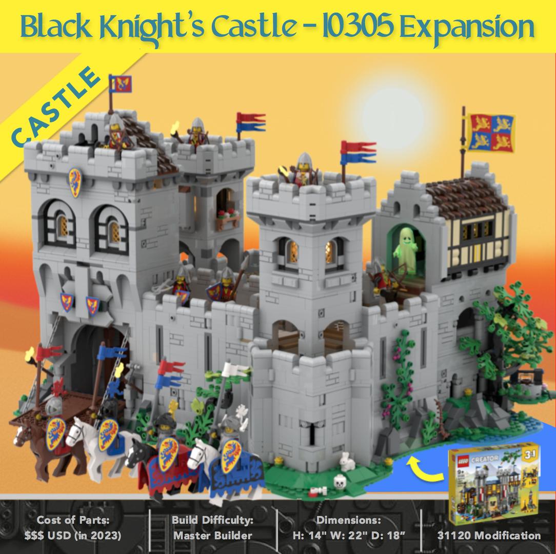 Knight's Castle - 10305 Modular Expansion