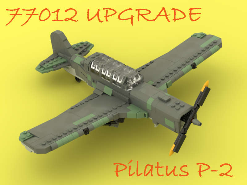 77012 Fighter Plane Chase - Pilatus P-2 Upgrade