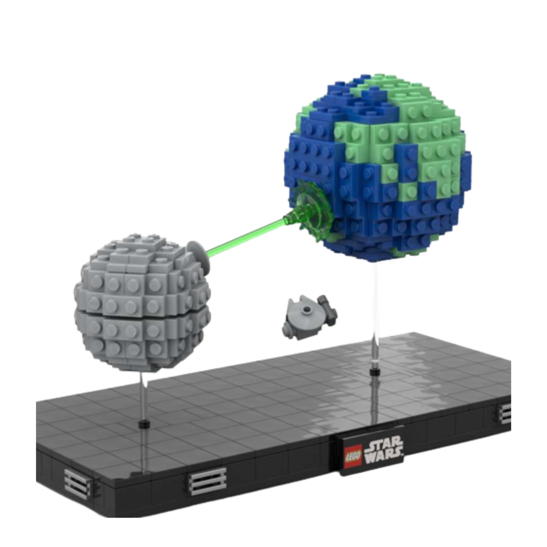 Death star destroying Alderaan