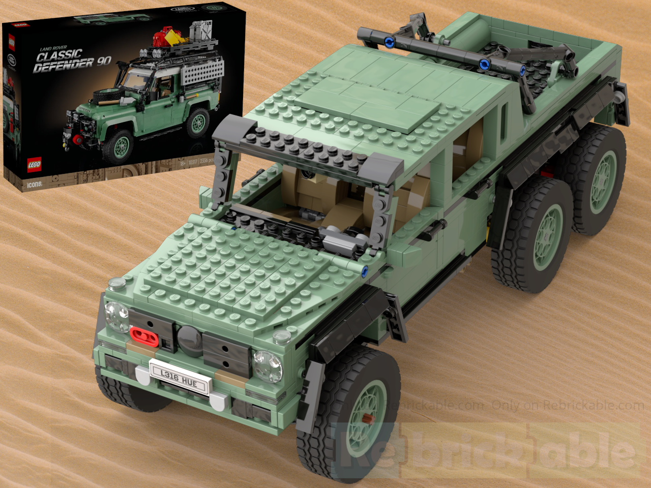 Mercedes-Benz G 63 AMG 6x6 from 10317 Land Rover alternate build