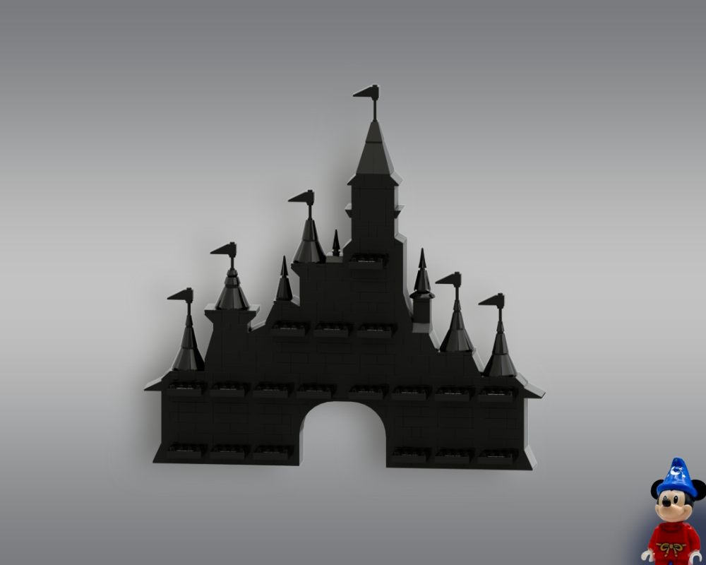 Cinderella Castle 100 Celebration - Minifigures Display Stand