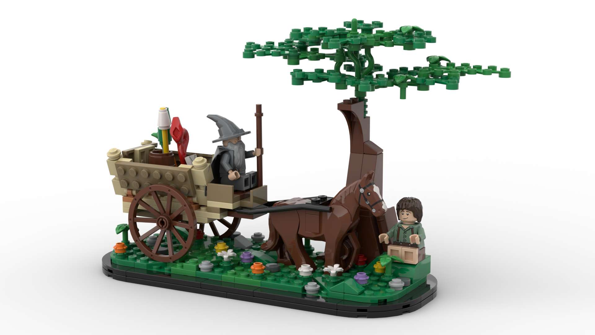 Dioram: Gandalf Arrives