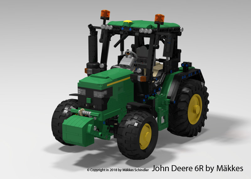 John Deere 6R Tractor by Mäkkes