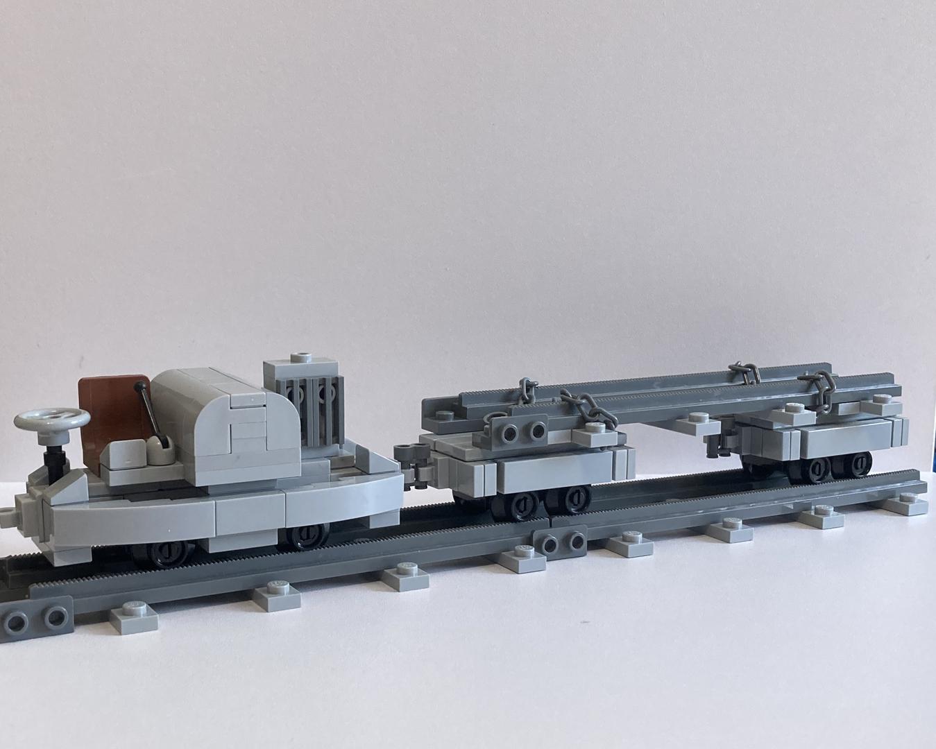 WW1 Simplex Track Laying Train