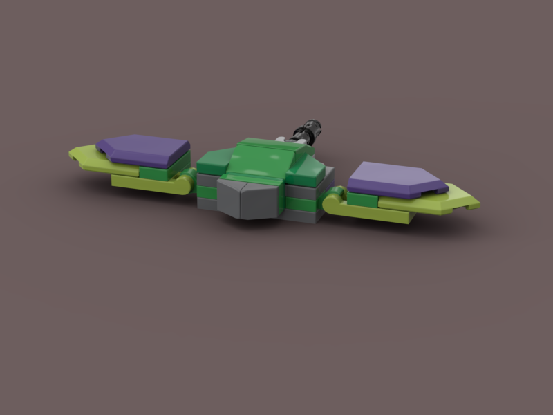 Mini Phantom from LEGO Marvel set 76241: Hulk Mech r alternate build