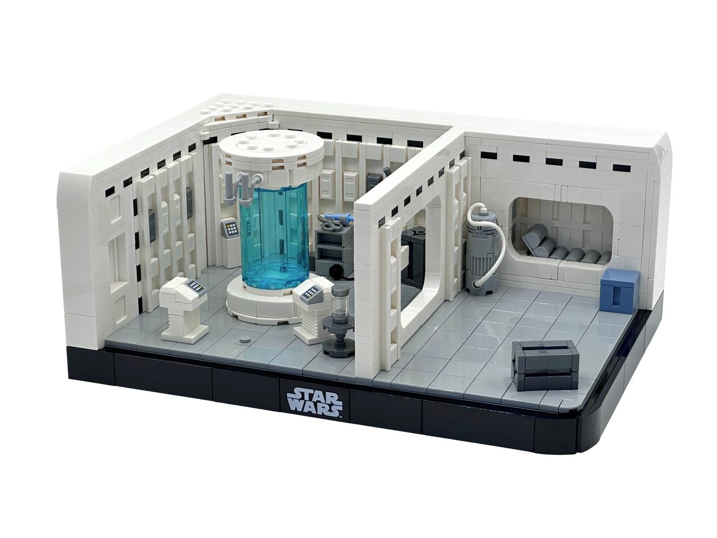 Hoth Echo Base Medical Bay Diorama MOC