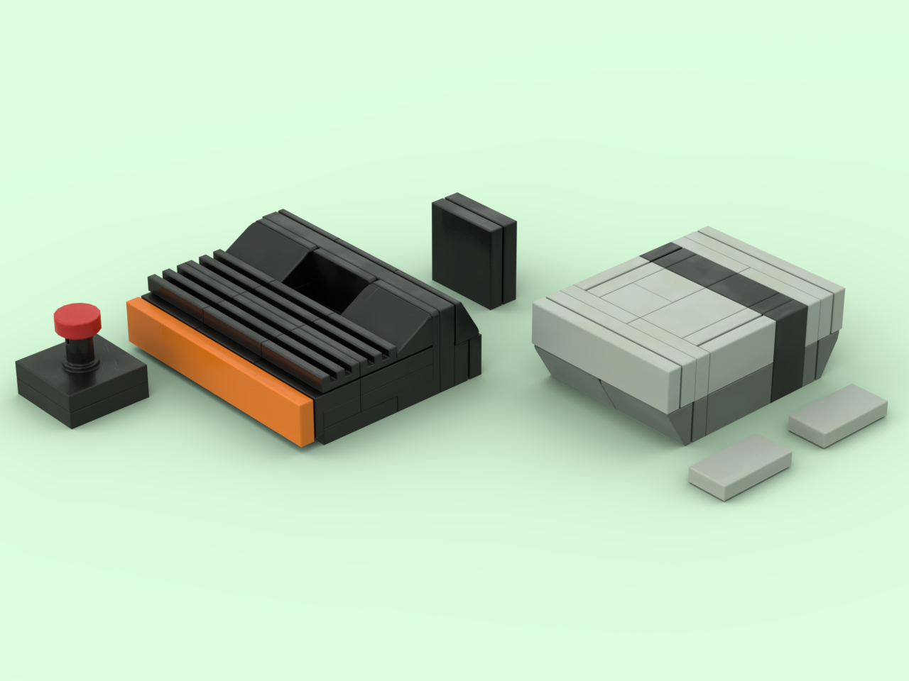 Nintendo and Atari Consoles