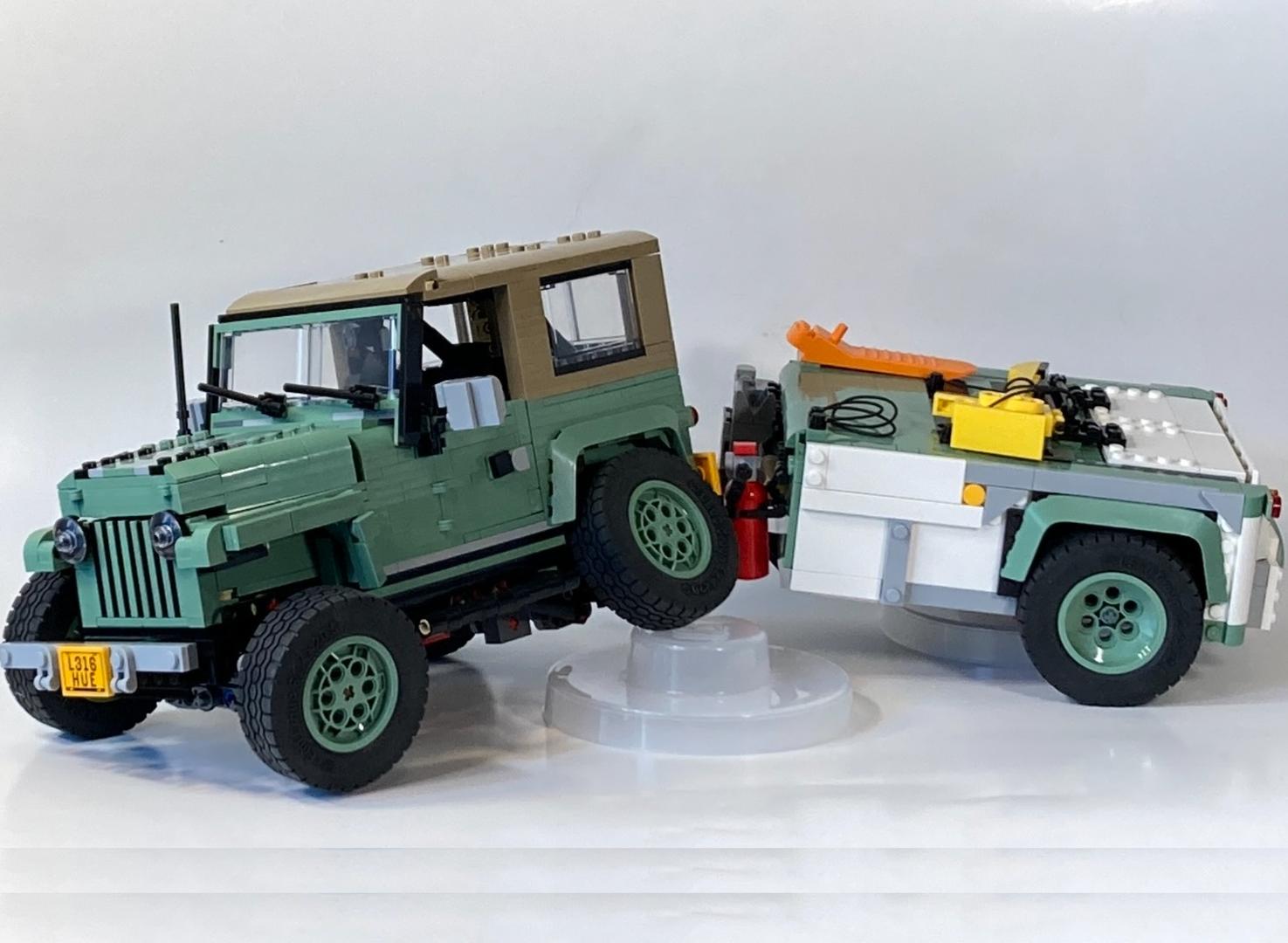 10317 Land Wrangler with Trailer alternate build