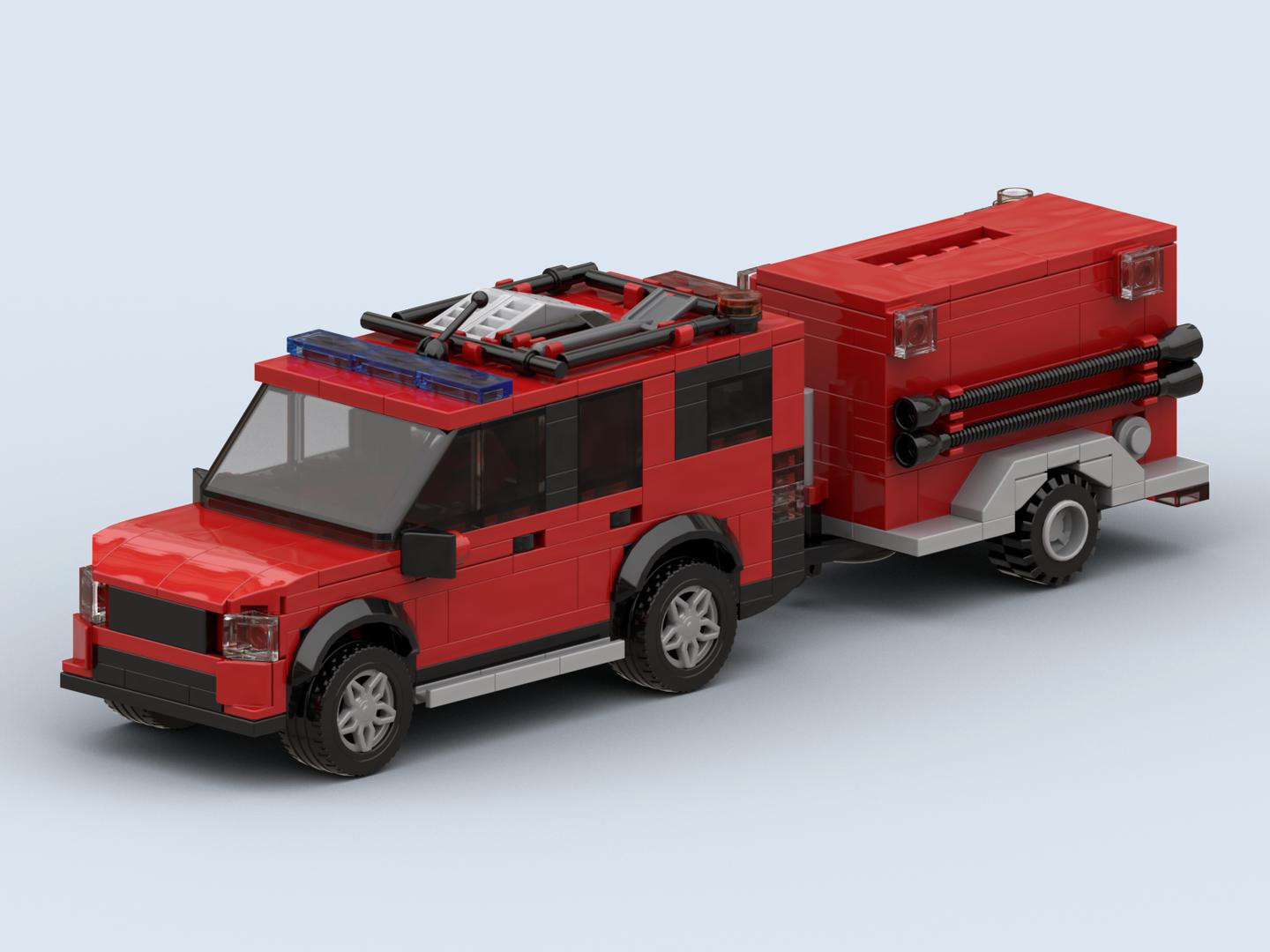 Dutch Fire Off-road Vehicle with Trailer
