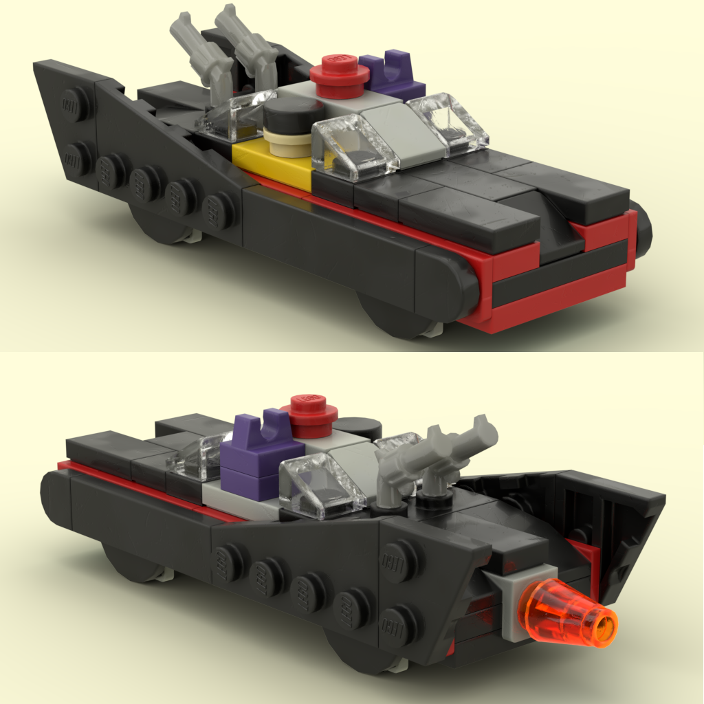 60s Batmobile Microbuild