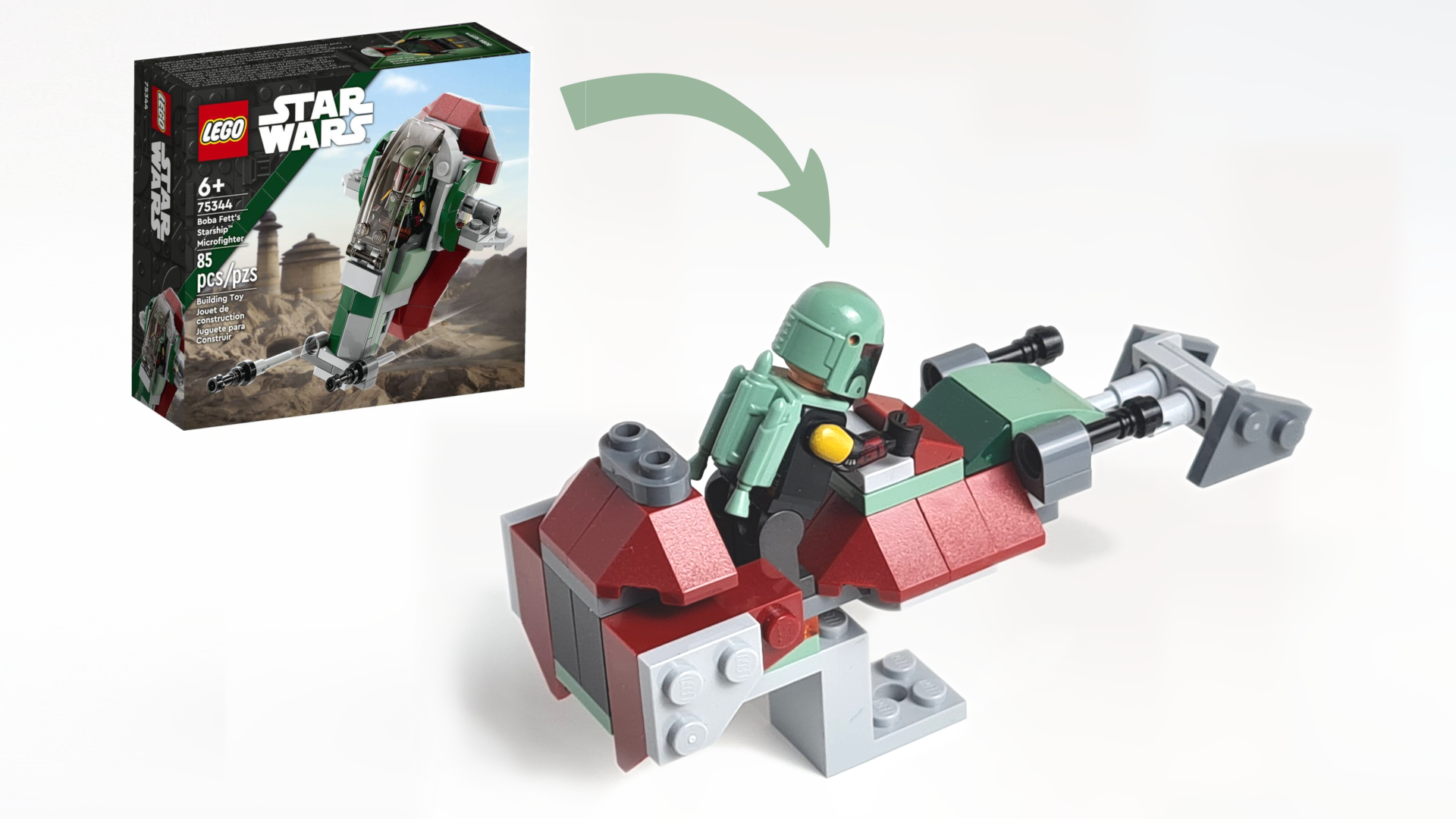 75344 - 42-S Speeder bike alternate build