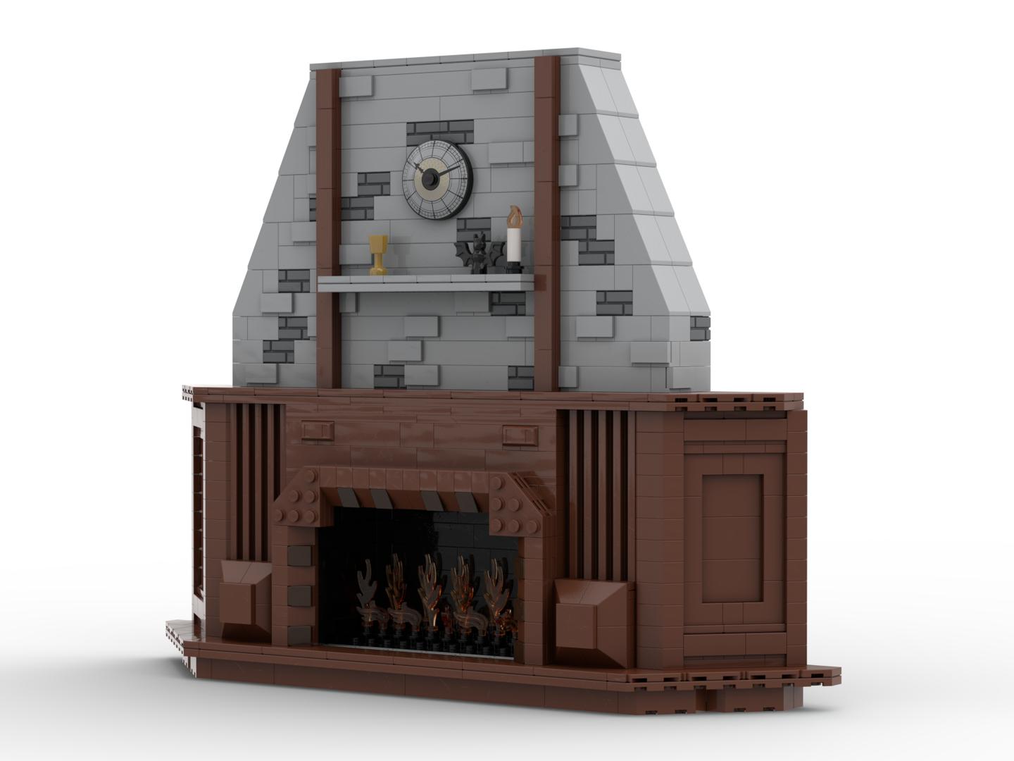 Large Fireplace