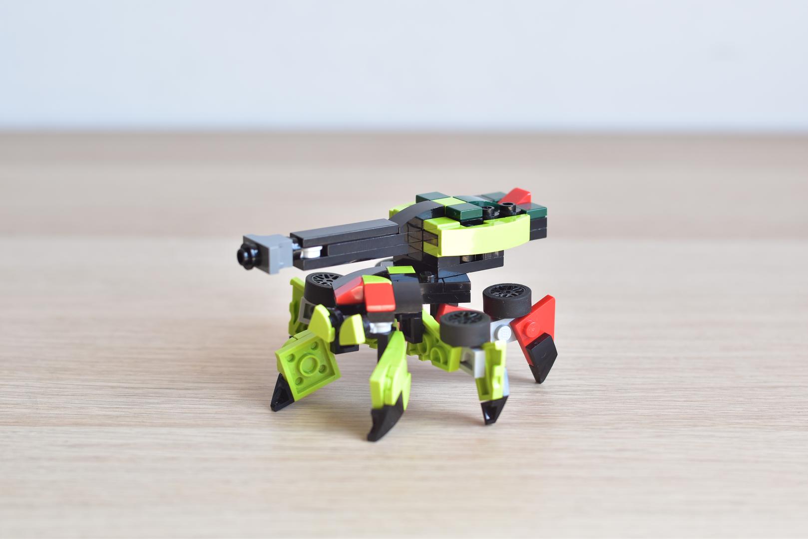 Spider Robot Tank Mech with Heavy Cannon from the future