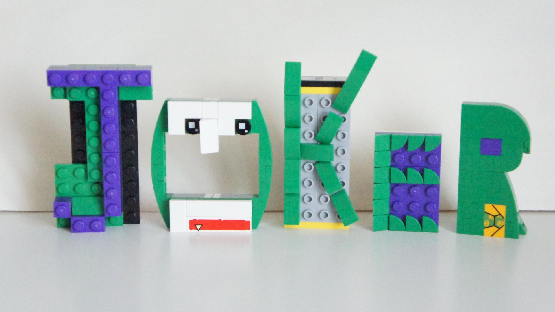 Brickletterz "JOKER" alternate build