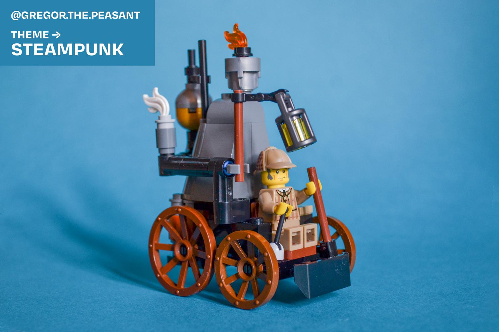 Sherlock Holmes' Steampunk Cart